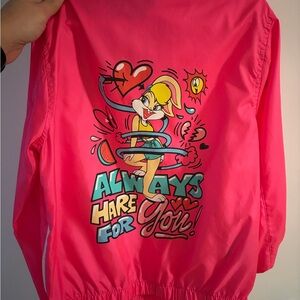 Looney Tunes Bright Pink Jacket with Cartoon